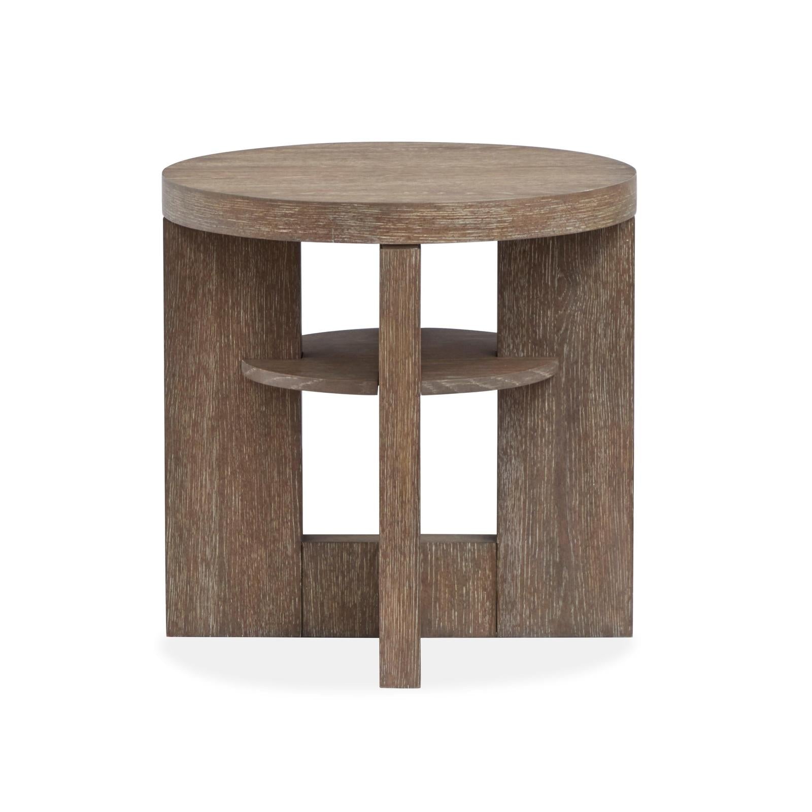 Magnussen Home Conway Spiced Brown End Table