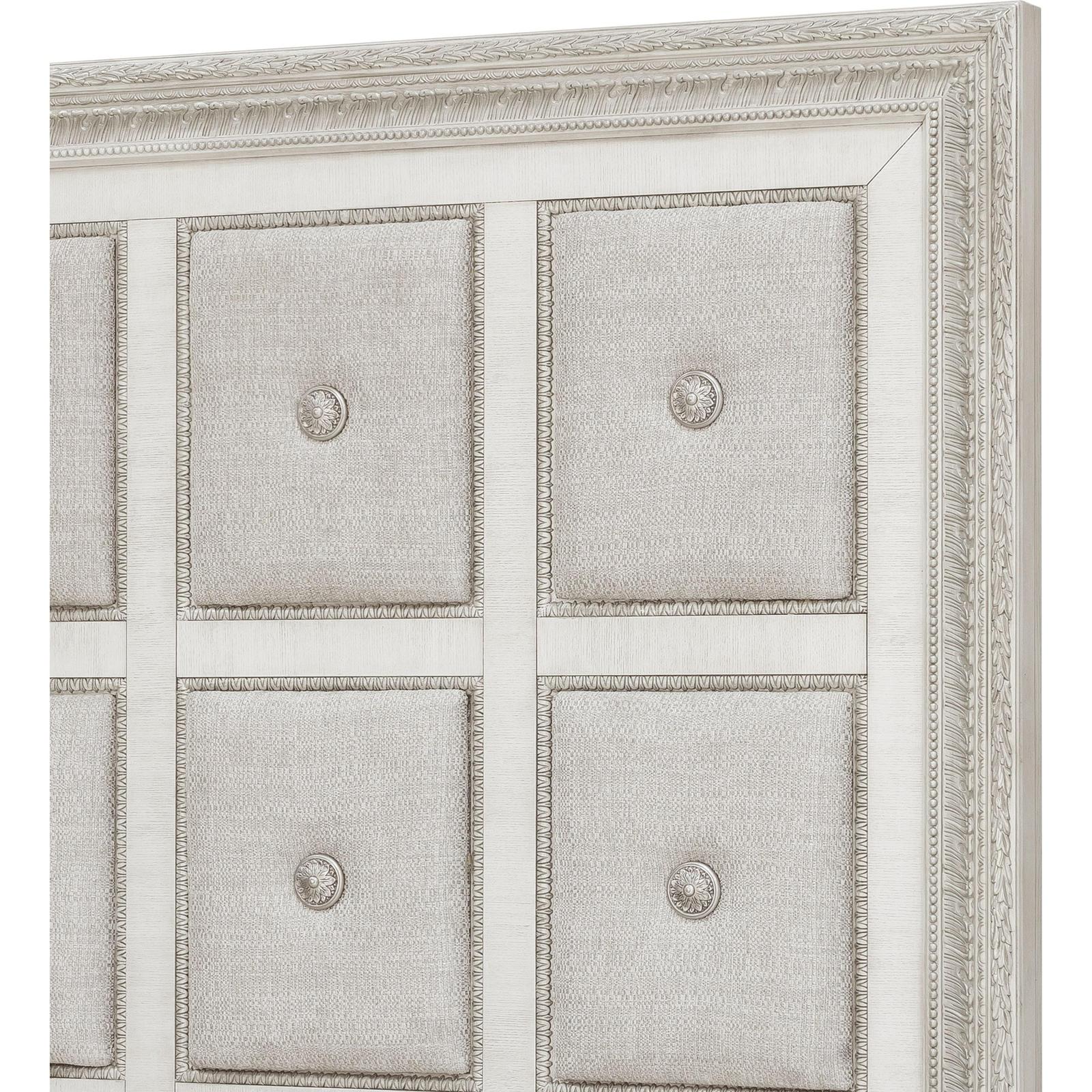 Pulaski Furniture Camila Creamy White Upholstered Bed