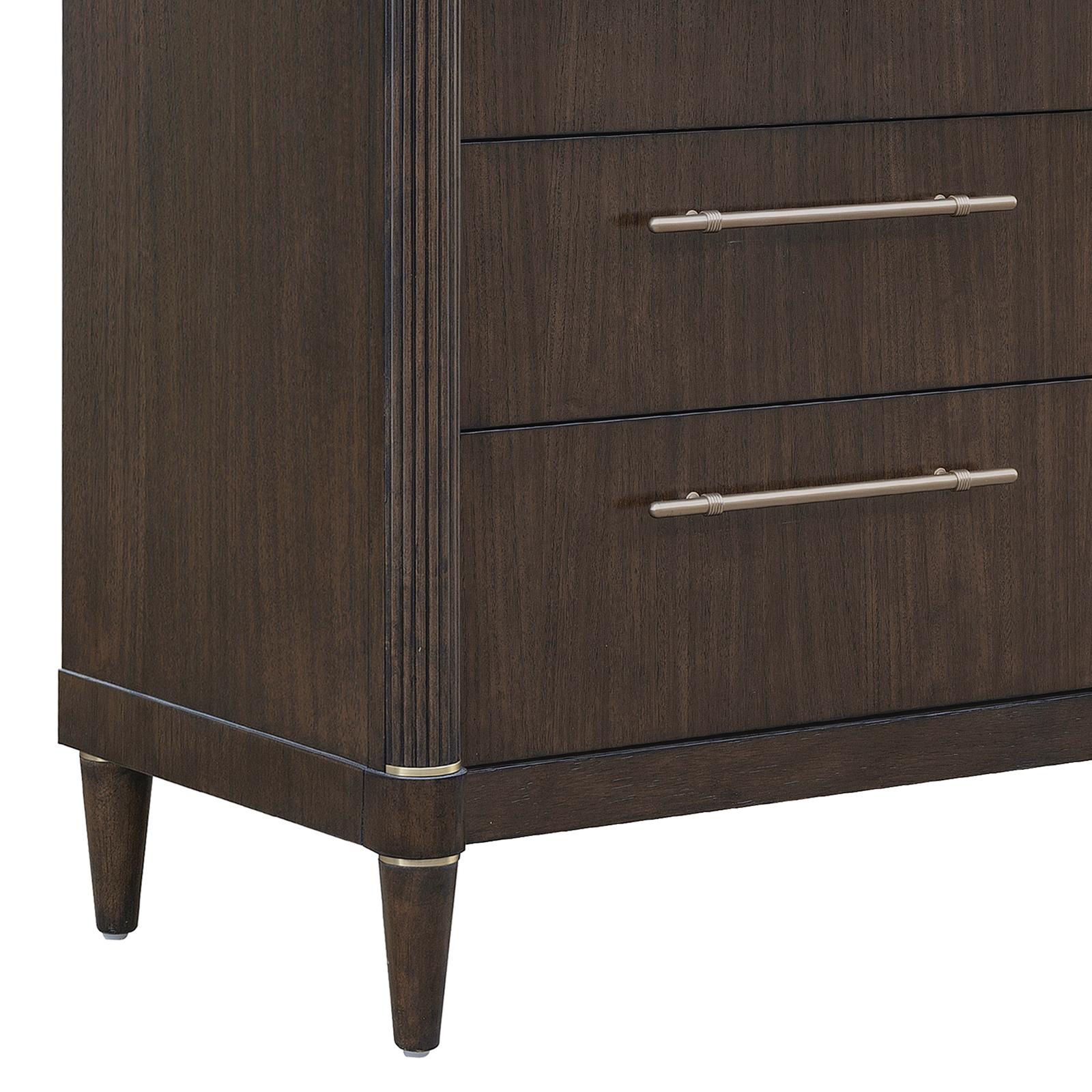 Pulaski Furniture Asher Park Piano Brown 6 Drawer Master Chest