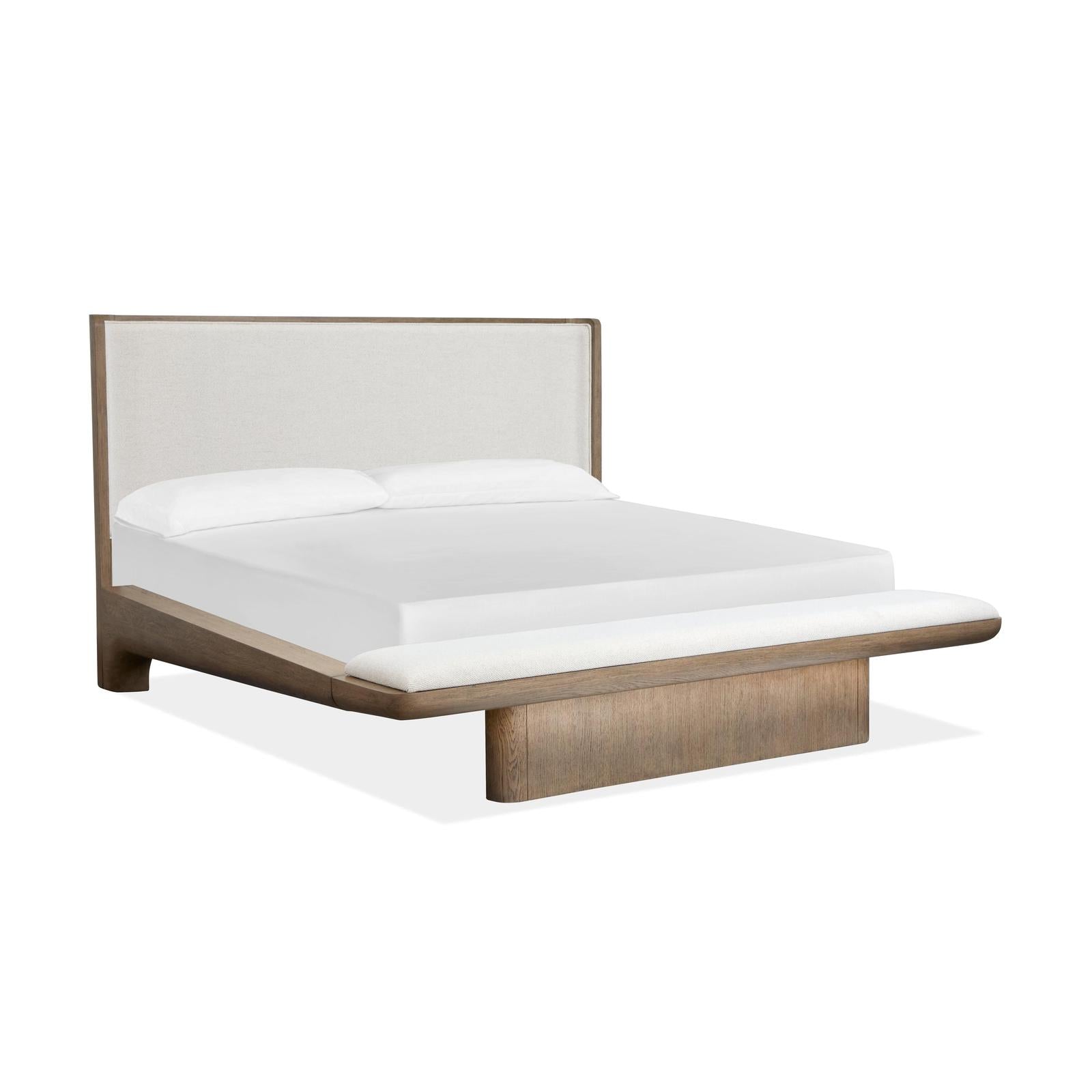 Magnussen Home Thorne Amber Brown Upholstered Platform Bed