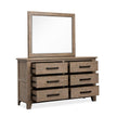 Magnussen Home Claremont Smokey Taupe Double Drawer Dresser
