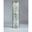 Pulaski Furniture PFC Curios Lighted Curio Half Round 5 Shelf Cabinet