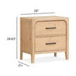 Magnussen Home Somerset Butternut Drawer Nightstand