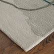 Feizy Anya 8885F Transitional Abstract Rug in Blue/Gray/Ivory