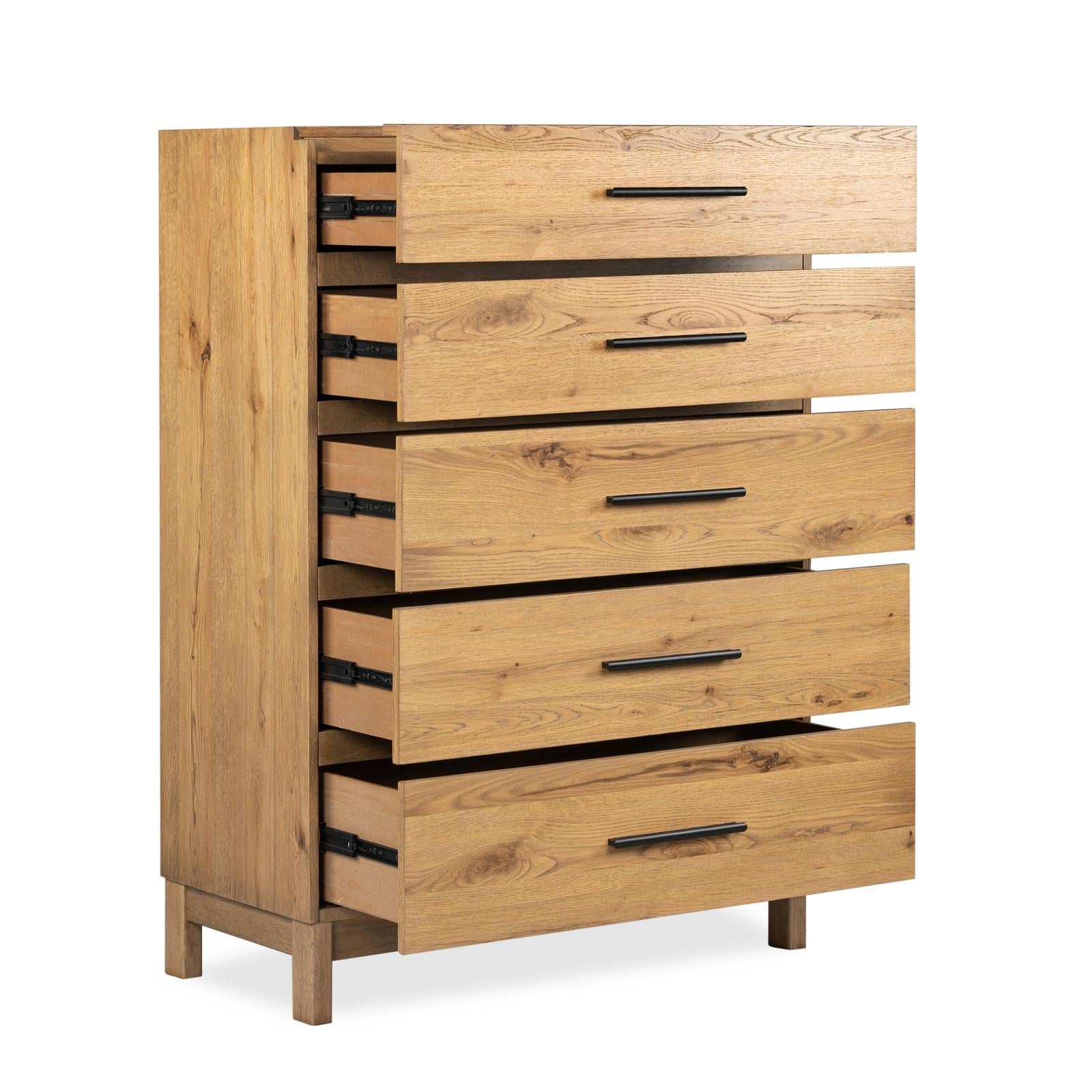 Magnussen Home Davenport Rustic Caramel Drawer Chest