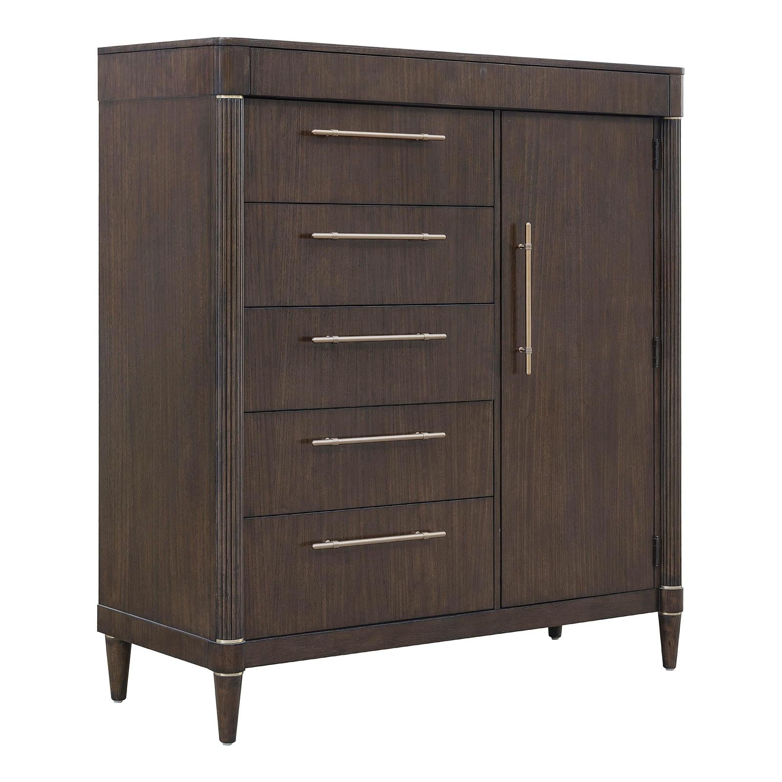 Pulaski Furniture Asher Park Piano Brown 6 Drawer Master Chest