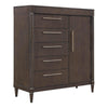Pulaski Furniture Asher Park Piano Brown 6 Drawer Master Chest