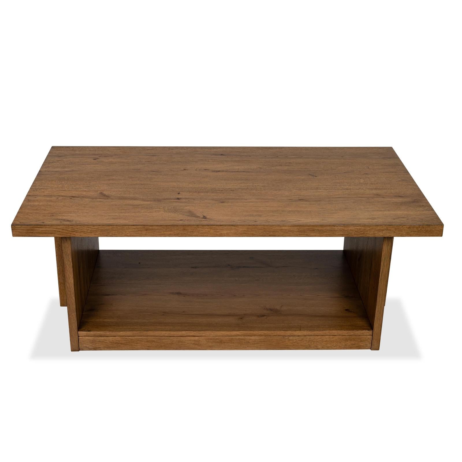 Magnussen Home Marcel Brown Rectangular Cocktail Table