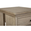 Magnussen Home Conrad Stone Harbor Grey Rectangular End Table