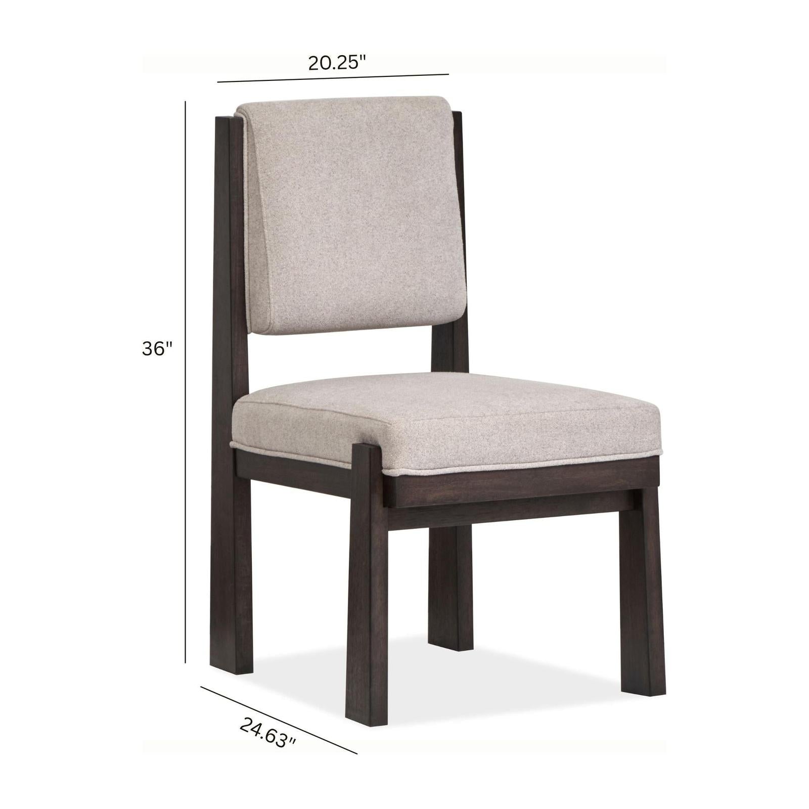 Magnussen Home Tauren Coffee Bean Side Chair Set of 2