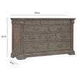 Pulaski Madison Ridge Natural Bark 10 Drawer Dresser