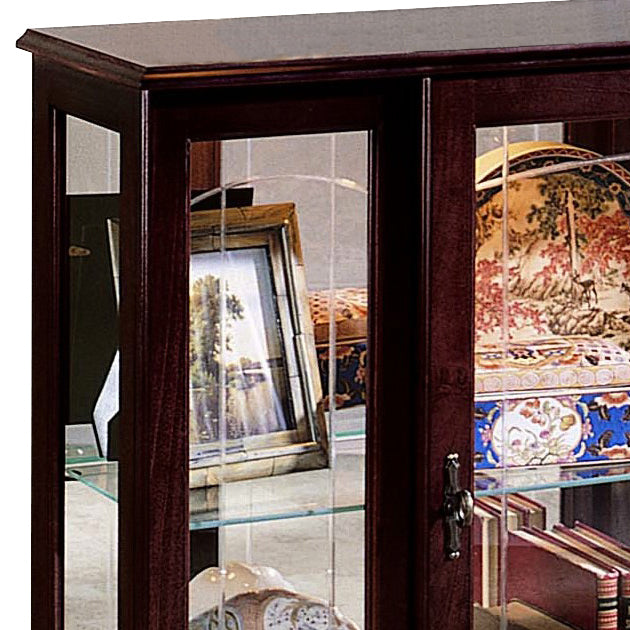 Pulaski Furniture PFC Curios Lighted 1 Shelf Console Display Cabinet