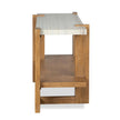 Magnussen Home Carrington Honey Wheat Rectangular Sofa Table