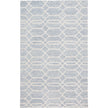 Feizy Belfort 8777F Transitional Trellis & Lattice Rug in Blue/Ivory