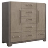 Pulaski Furniture Anderson Park Moose Trail And Frontier Brown 5 Drawer Master Chest