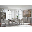 Magnussen Home Braelyn Dorian Grey Upholstered Host Chair Set of 2