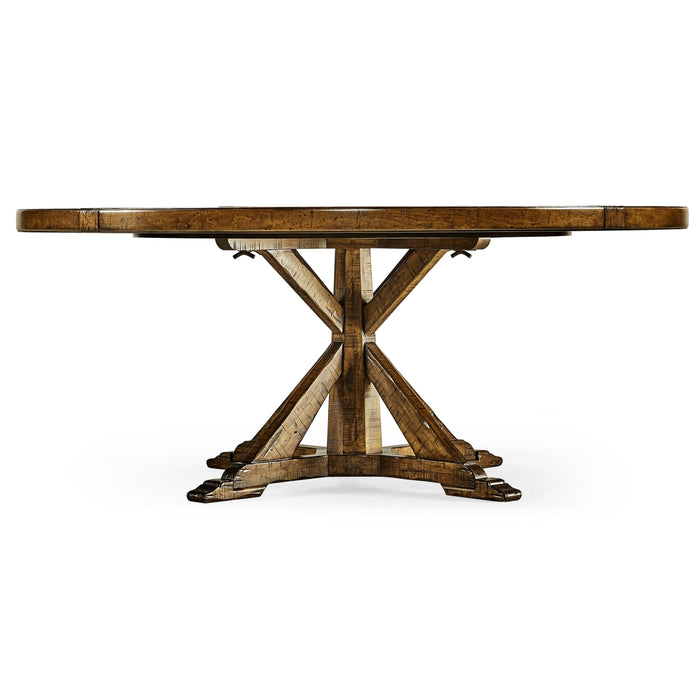 Jonathan Charles Walnut Solid Wood Dining Table