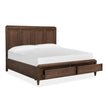 Magnussen Home Groveland Park Antique Coffee Panel Storage Bed