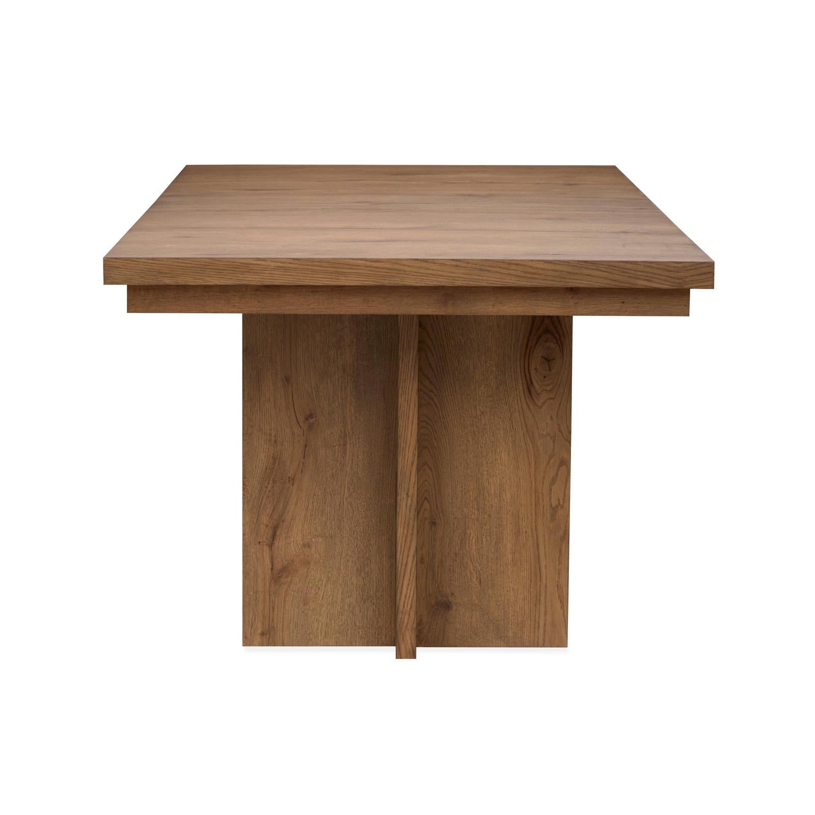 Magnussen Home Marcel Harvest Brown Extendable Trestle Dining Table