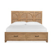 Magnussen Home Coventry Honey Wheat Panel Storage Bed