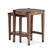 Magnussen Home Kaysen Wallaby And Matte Black End Table