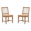 Magnussen Home Lindon Belgian Wheat Side Chair Set of 2