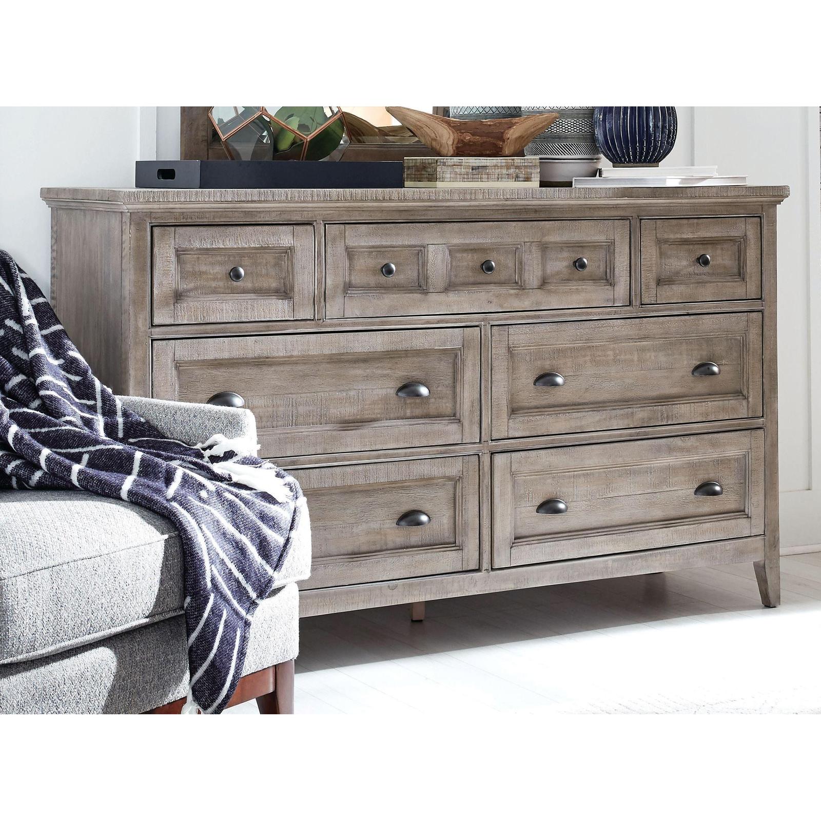 Magnussen Home Paxton Place Dovetail Grey Drawer Dresser
