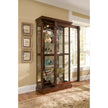 Pulaski Furniture PFC Curios Sliding Door 5 Shelf Curio Cabinet