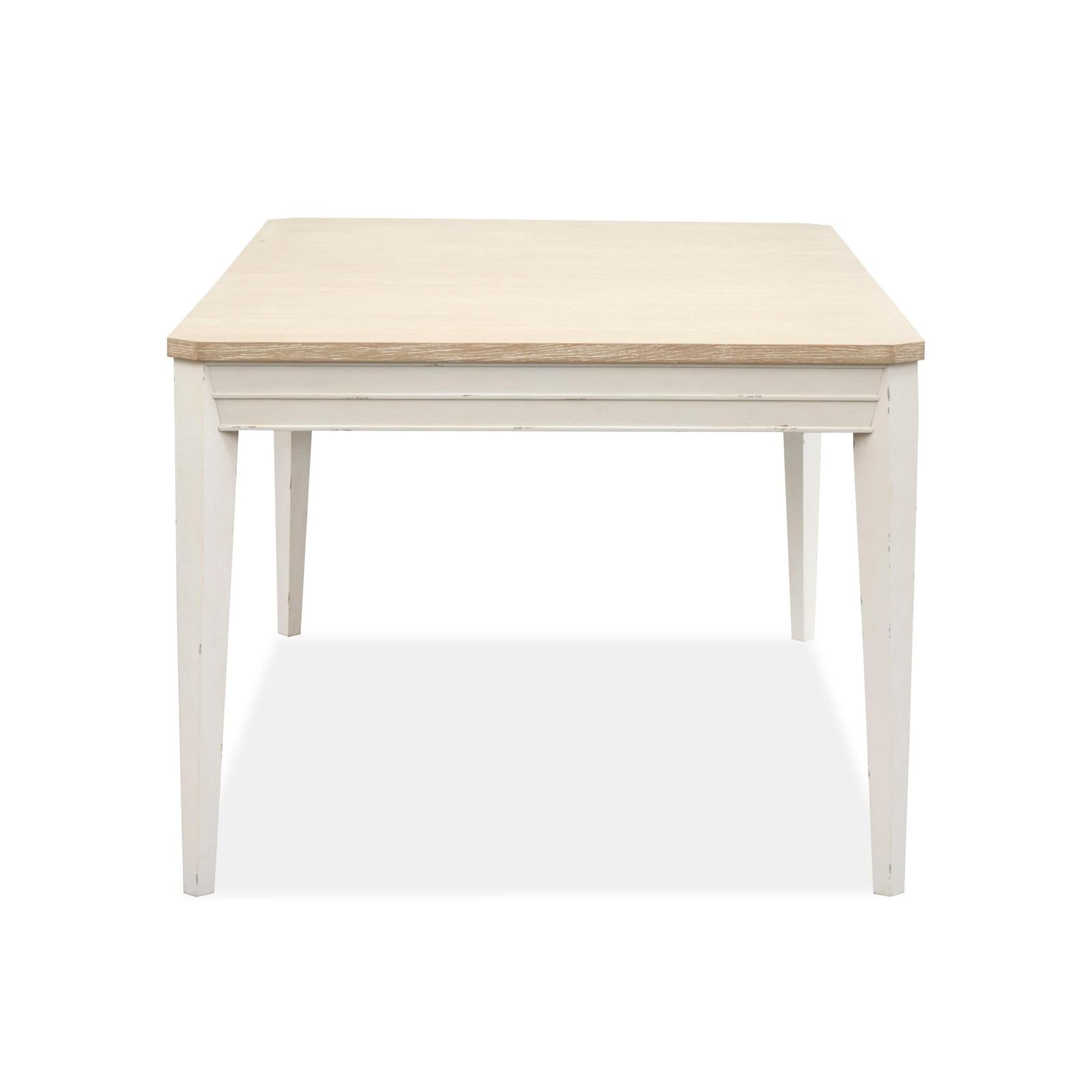 Salt Life Home Echo Isles Sea Pearl and Driftwood Extendable Rectangular Dining Table