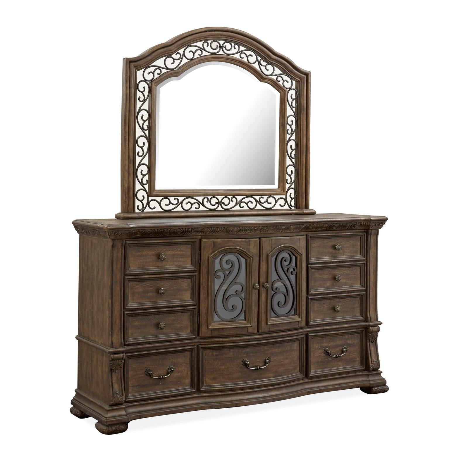 Magnussen Home Durango Willadeene Brown Drawer Dresser