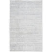 Feizy Redford 8670F Transitional Solid in White/Silver