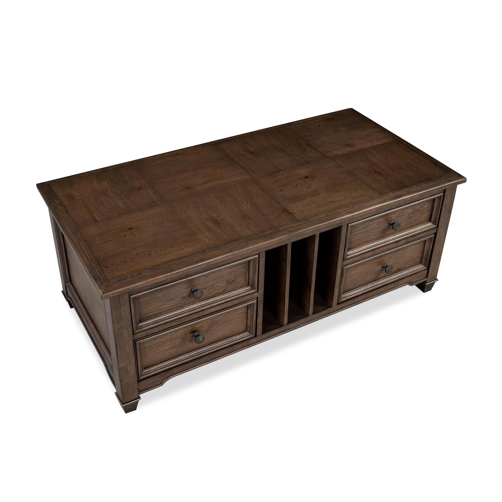 Magnussen Home Cormac Brown Lift Top Storage Cocktail Table