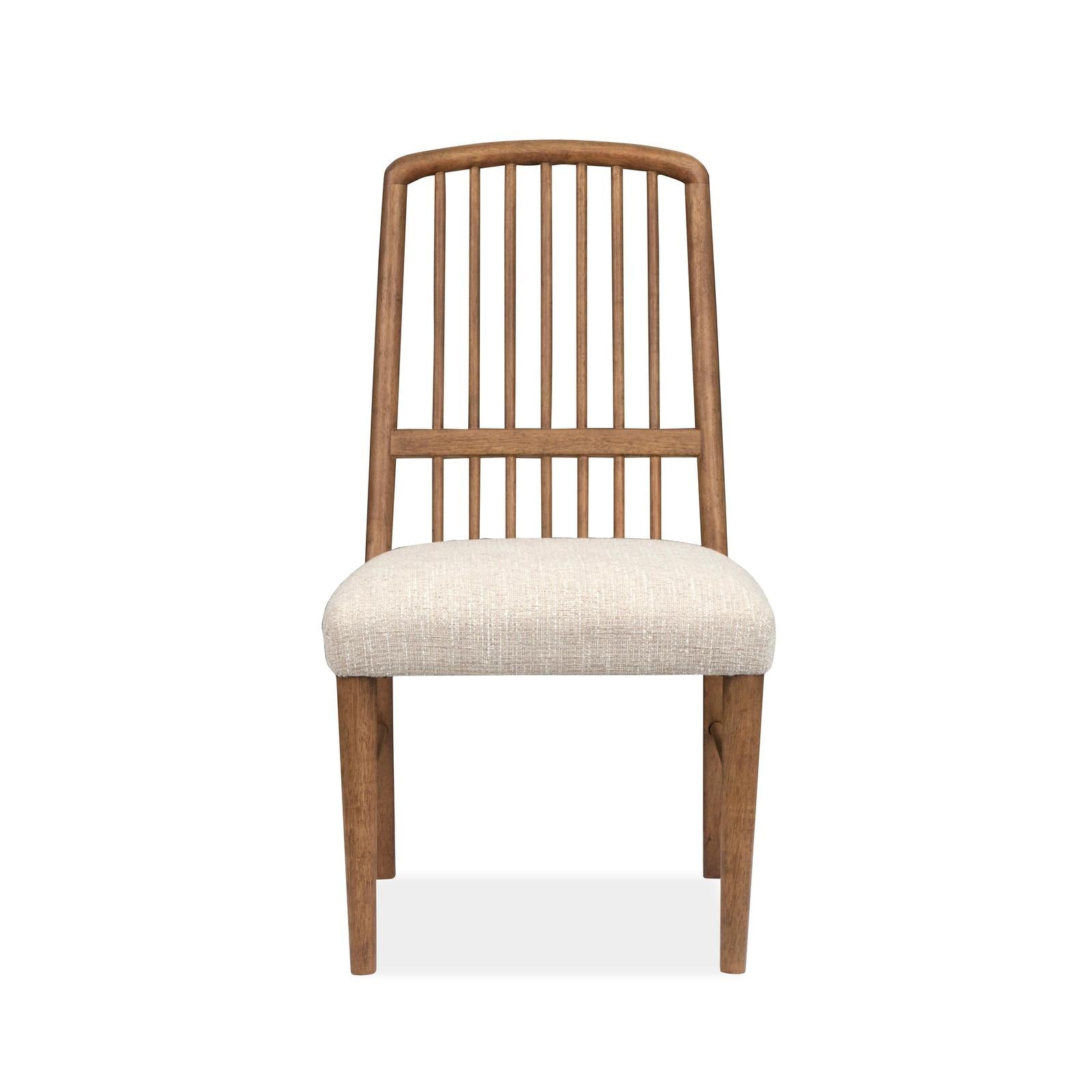 Magnussen Home Woodward Dark Clove Wood Slat Back Side Chair Two Pack