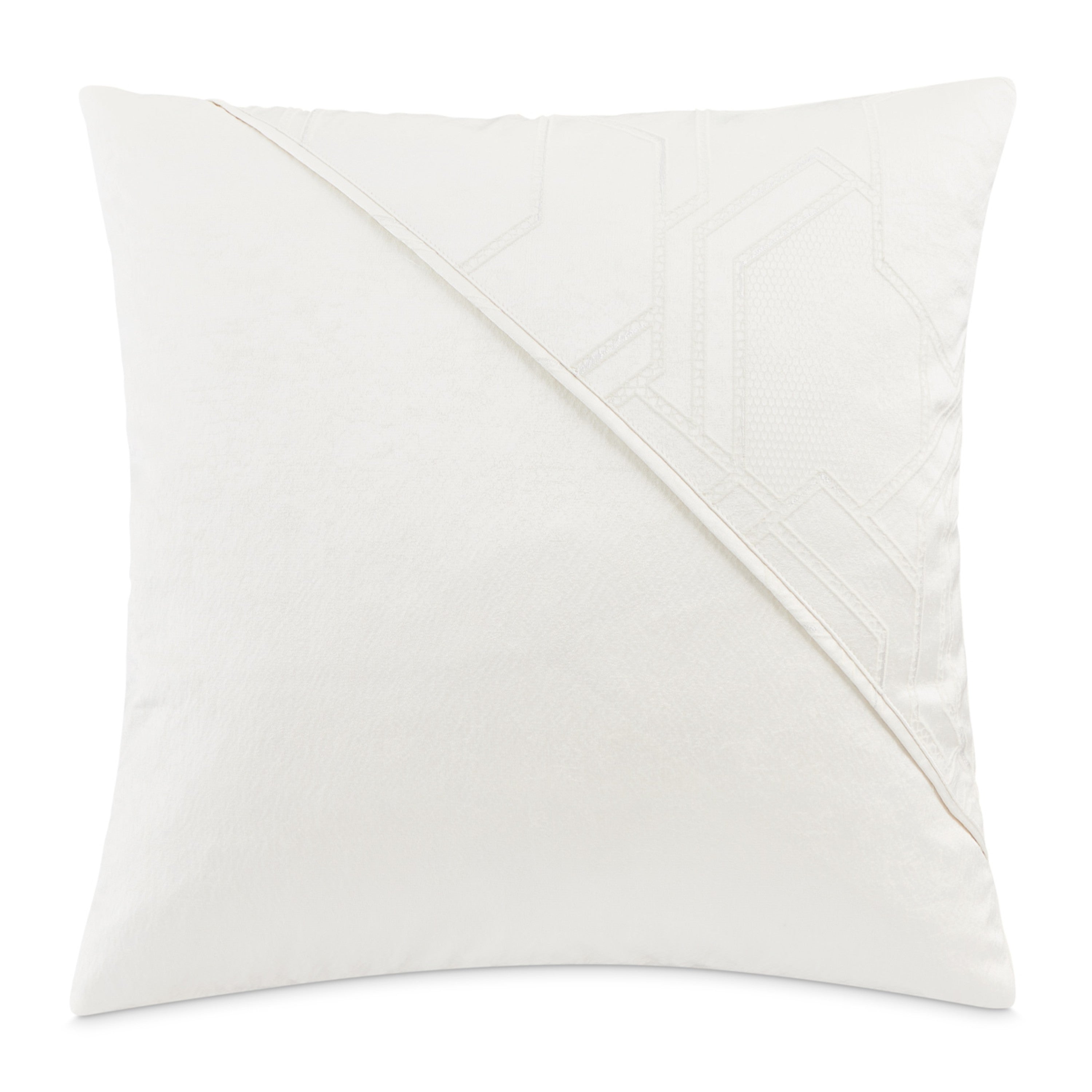 Michael Amini Quincy 4-Piece Comforter Set -  Ivory