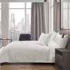 Michael Amini Quincy 4-Piece Comforter Set -  Ivory