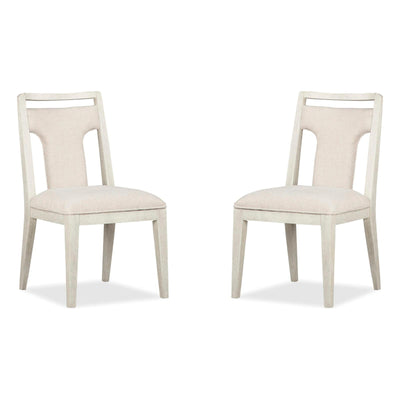 Magnussen Home Lorelei Misty Cloud Upholstered Side Chair Set of 2