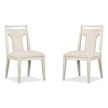Magnussen Home Lorelei Misty Cloud Upholstered Side Chair Set of 2