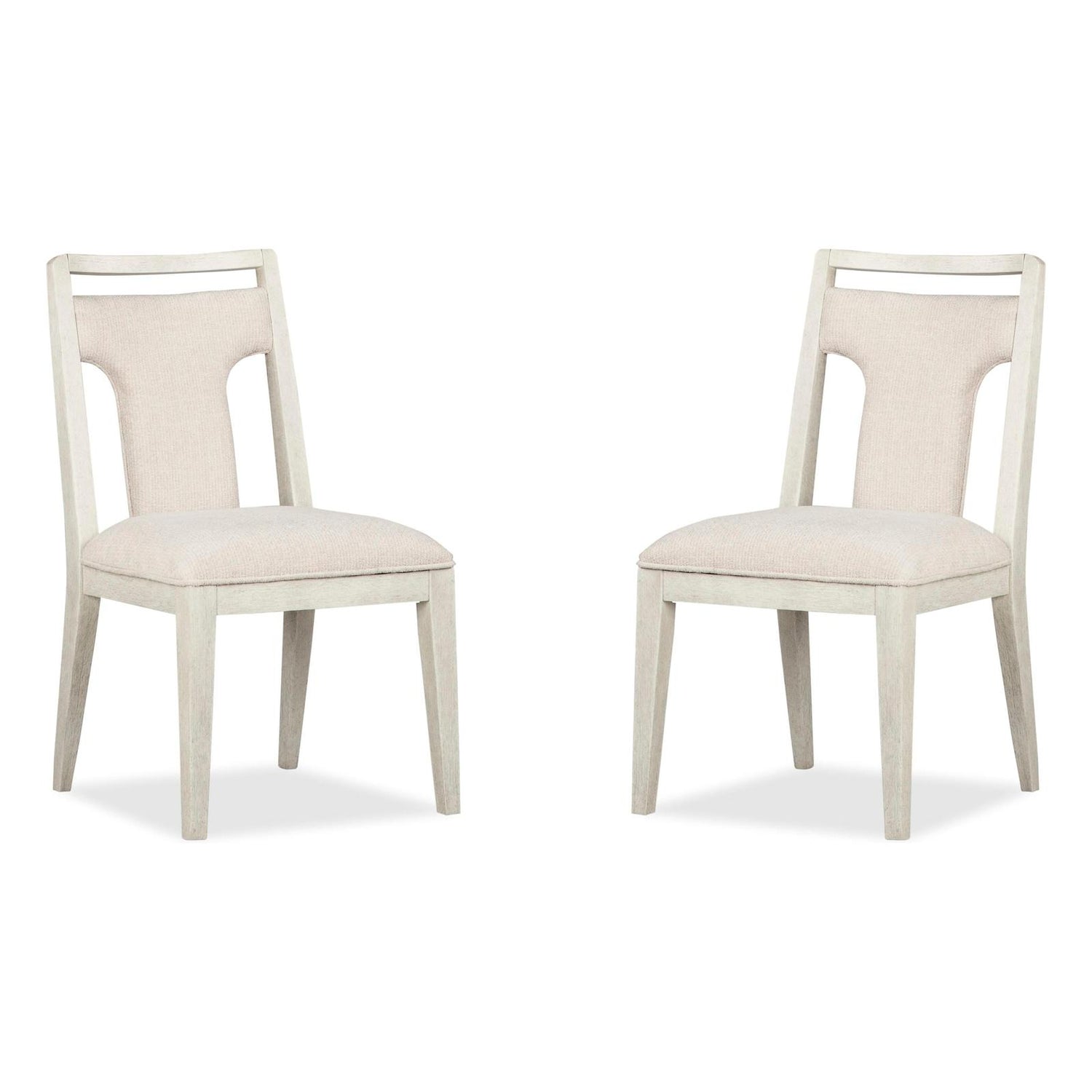 Magnussen Home Lorelei Misty Cloud Upholstered Side Chair Set of 2