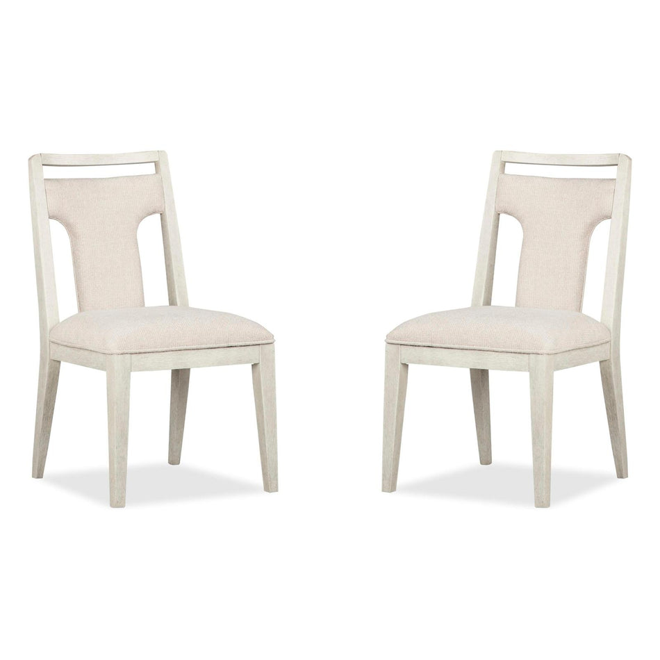 Magnussen Home Lorelei Misty Cloud Upholstered Side Chair Set of 2