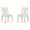 Magnussen Home Lorelei Misty Cloud Upholstered Side Chair Set of 2