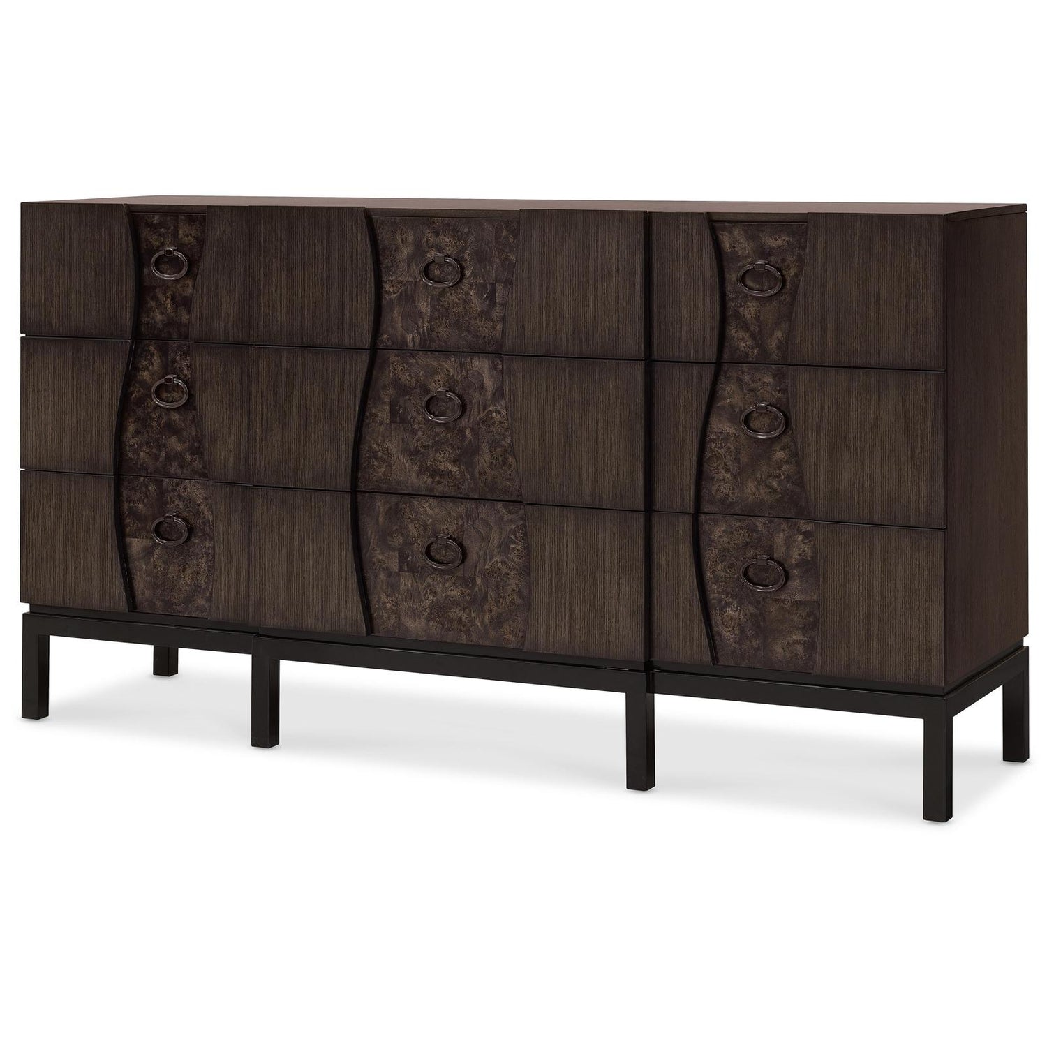 Pulaski Furniture Modern Mosaic Brown Dresser