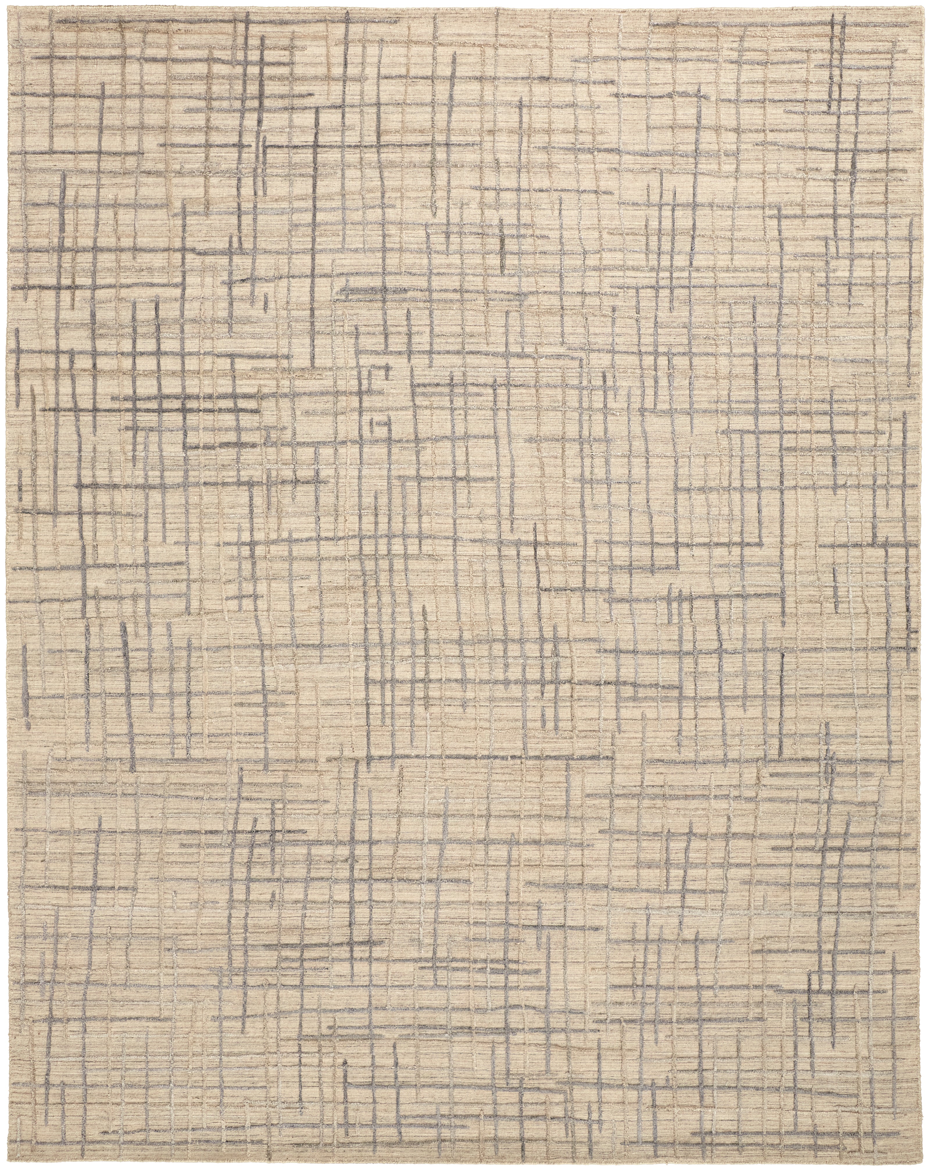 Feizy Kirkwood T8001 Rug in Beige/Silver