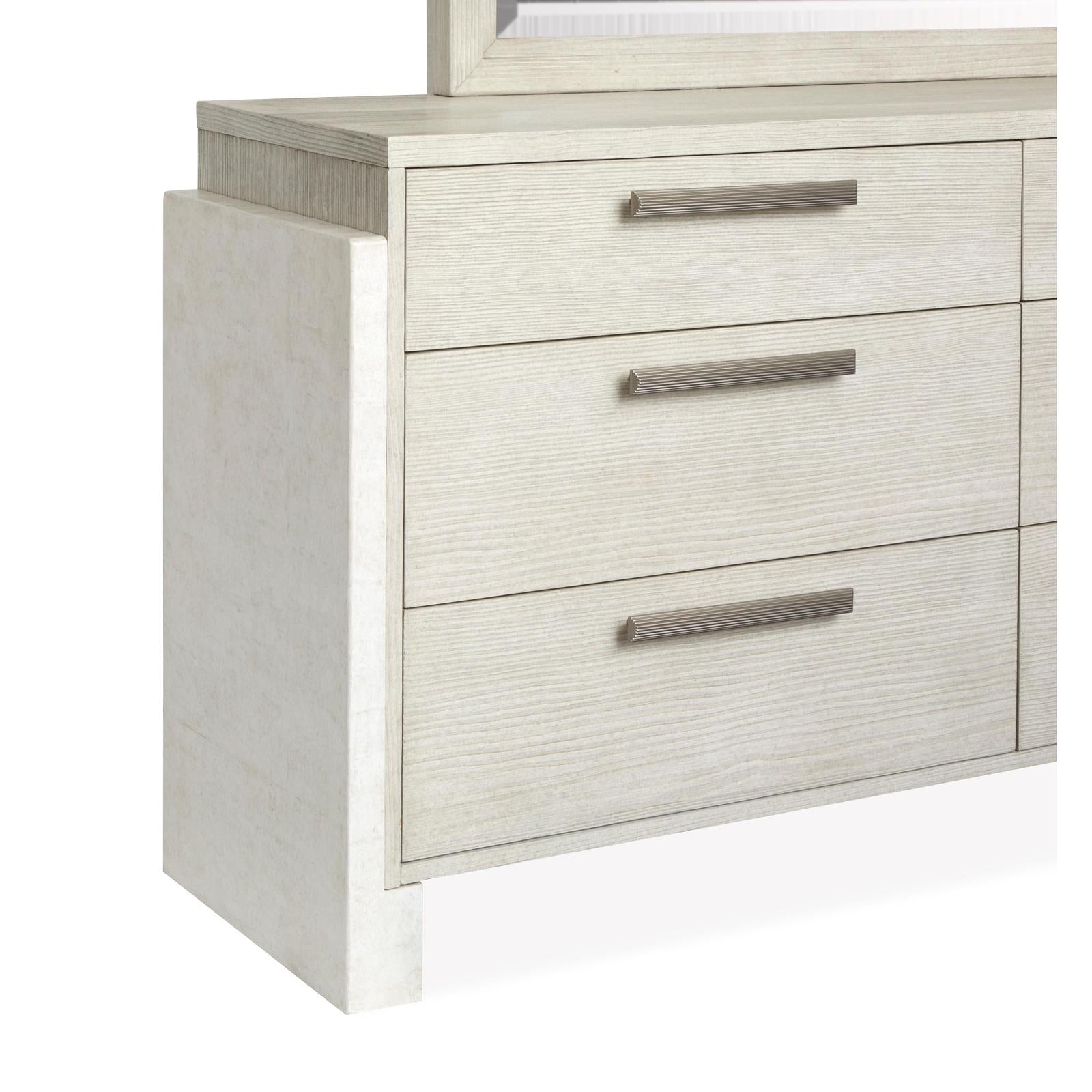 Magnussen Home Lorelei Misty Cloud Double Drawer Dresser