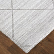 Feizy Redford 8848F Transitional Solid in Ivory/Silver