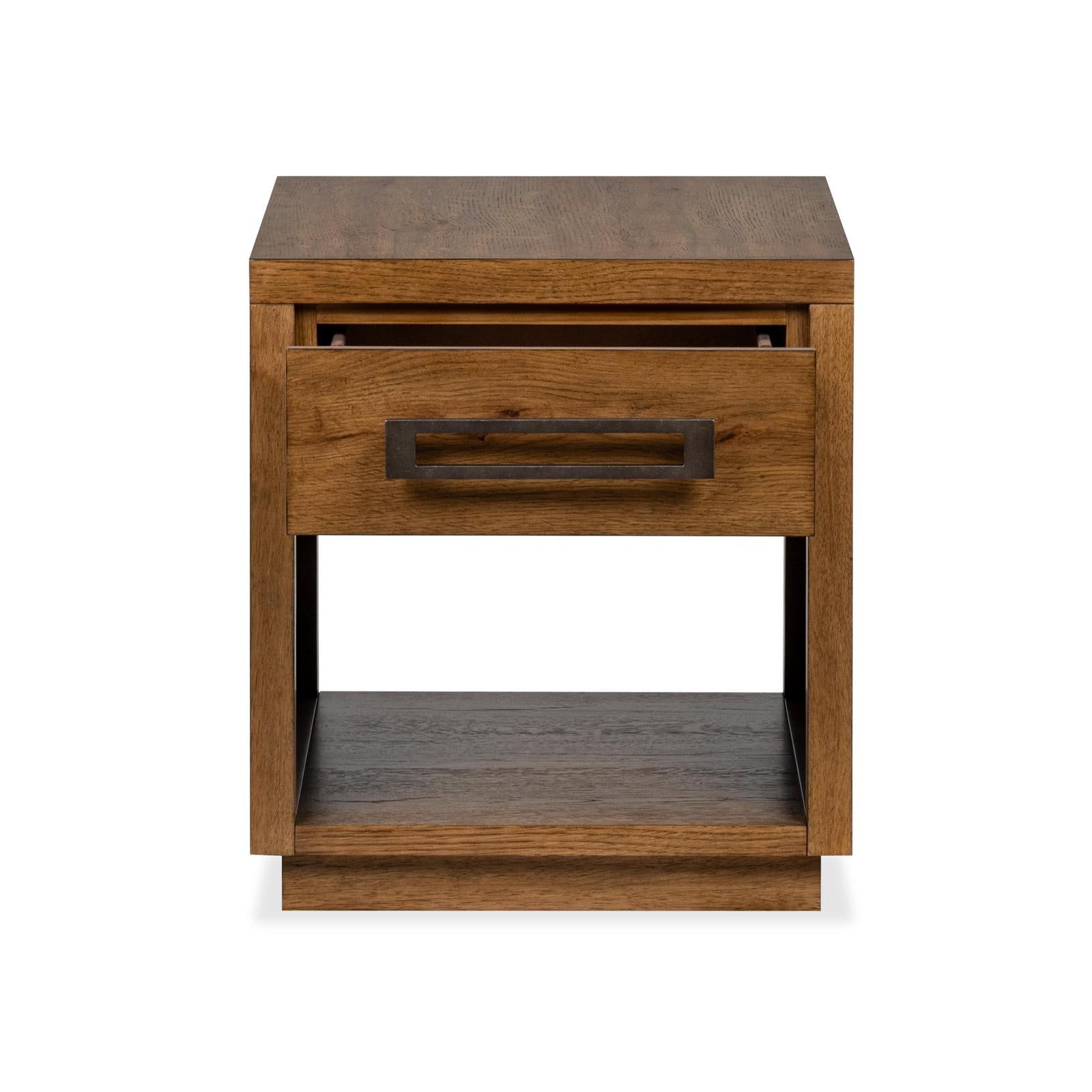 Magnussen Home Marcel Brown Drawer End Table