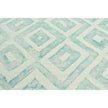 Feizy Lorrain 8572F Modern Diamond in Ivory/Green/Gray