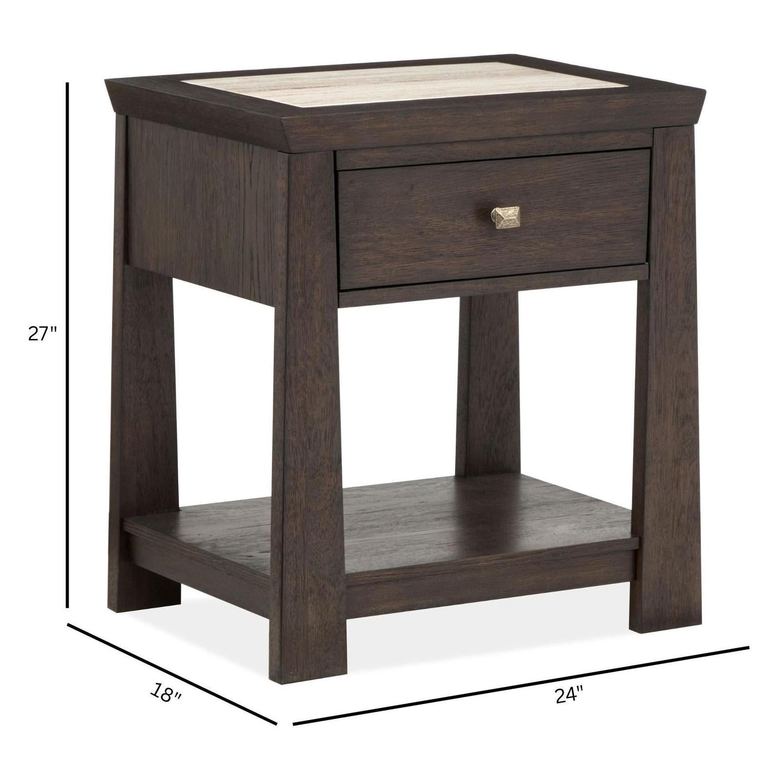 Magnussen Home Tauren Coffee Bean Nightstand