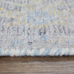 Feizy Caldwell 8979F Transitional Floral & Botanical Rug in Blue/Yellow/Orange