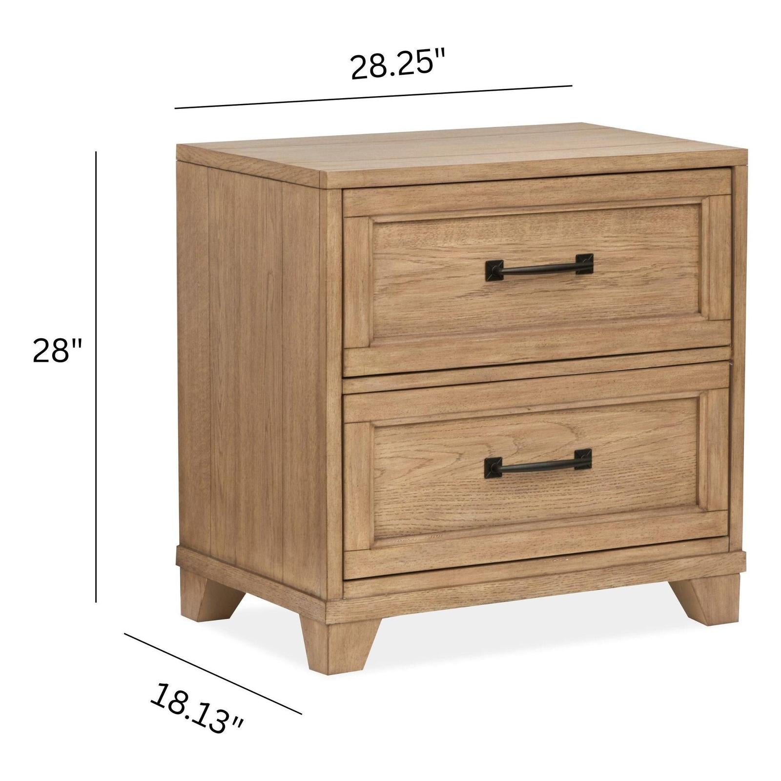 Magnussen Home Coventry Honey Wheat Drawer Nightstand