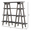 Magnussen Home Sutton Place Weathered Charcoal Bookshelf